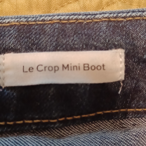 FRAME La Crop Mini Boot size 29 denim blue jeans - Picture 6 of 12